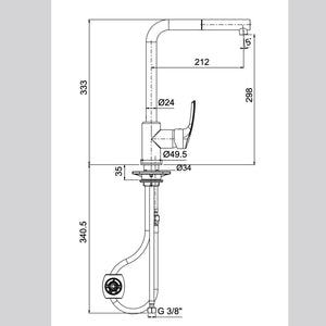 Miscelatore lavello Atomix 3.0