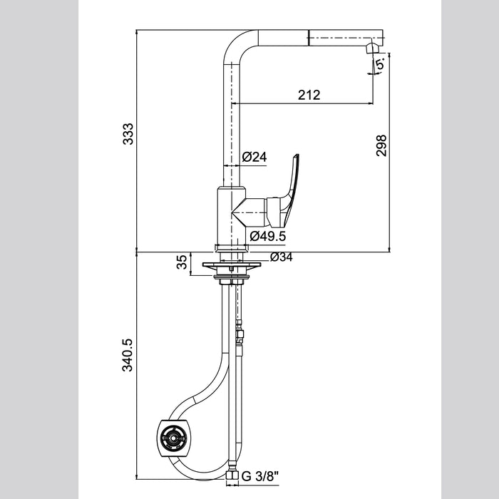 Miscelatore lavello Atomix 3.0