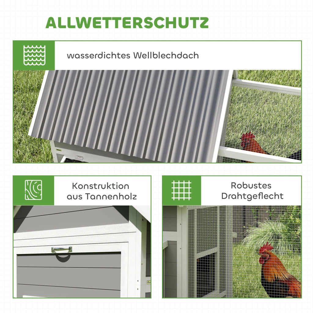 Pollaiolo per 7-10 galline ¨C zephmum ¨C Grigio