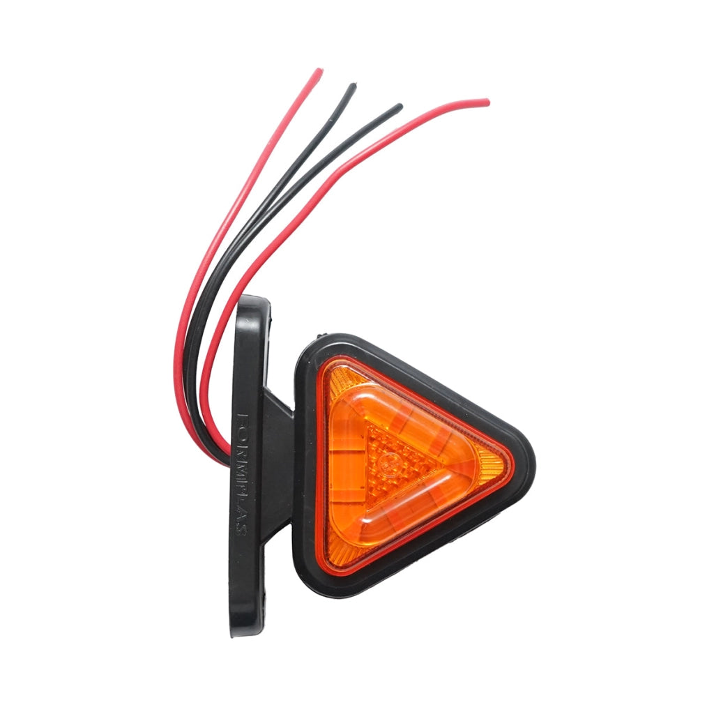 Luce di posizione laterale triangolare a LED 12-24V, giallo-rosso FR0101 Breckner Germany
