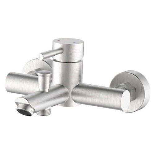 Miscelatore vasca idro bric scarub1143ac antea spazzolato argento