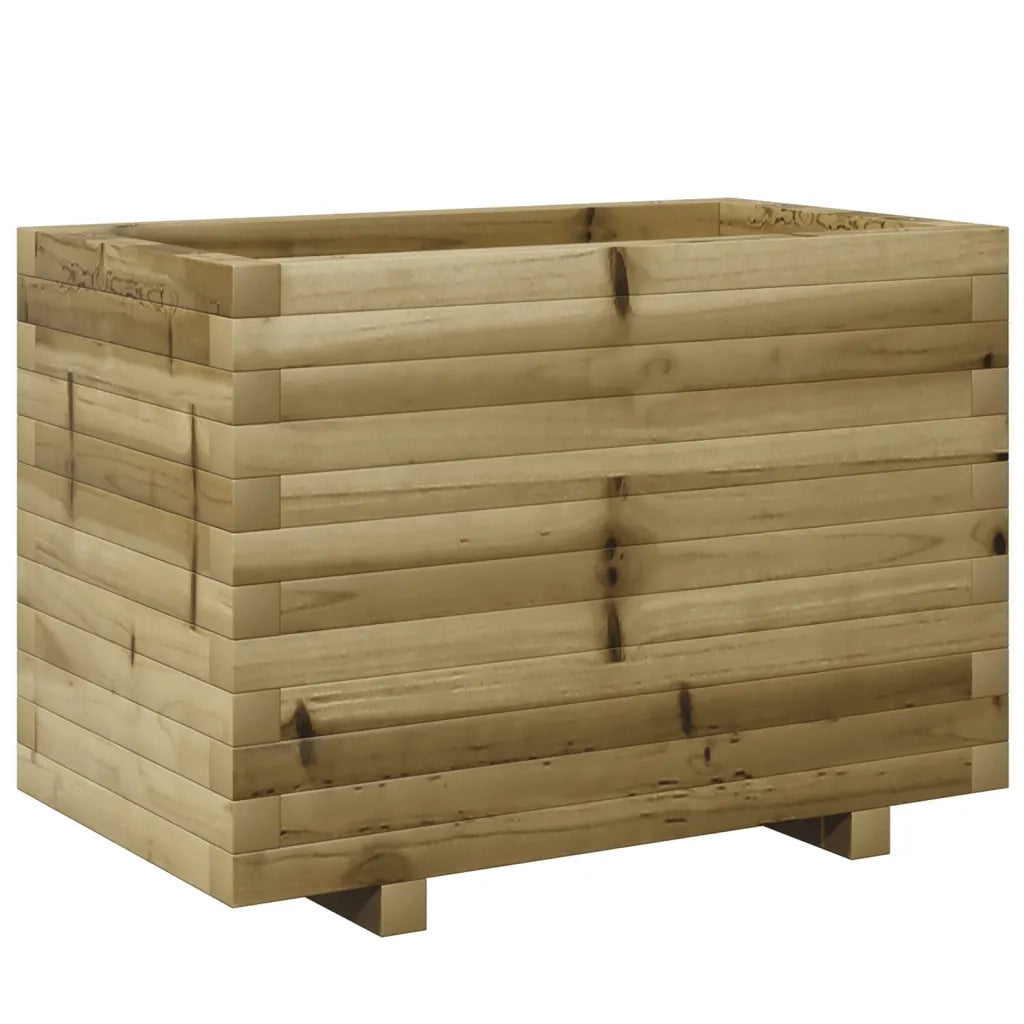Fioriera da Giardino 70x40x49,5 cm in Legno di Pino Impregnato