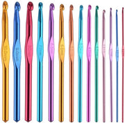 Set di aghi per cucire a mano da 14 pezzi - materiale: alluminio - dimensioni: 2-10 mm - progettato ergonomicamente - alta qualità
