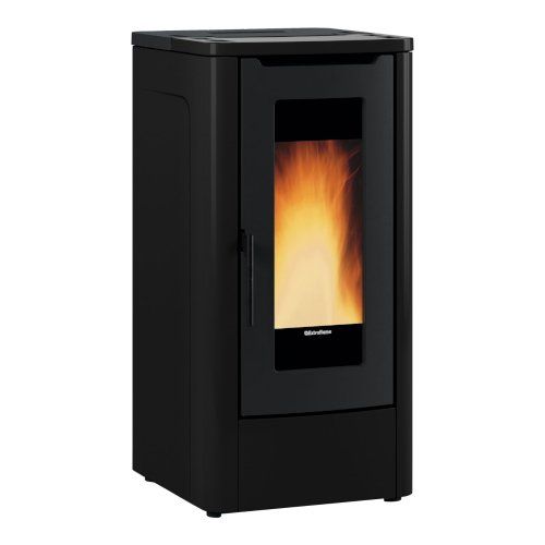 Stufa pellet 12kw teorema plus 5.0 black 5 stelle 1287552