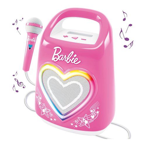 Karaoke lisciani 104475 barbie partymaker rosa