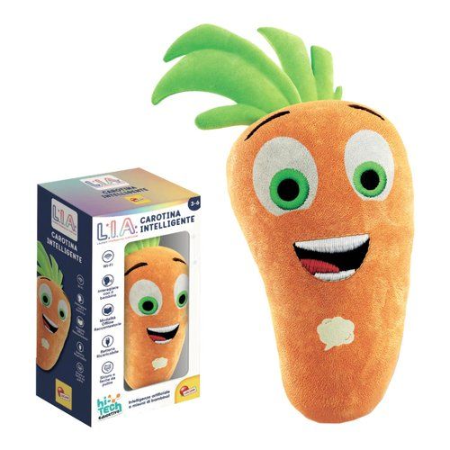 Gioco prescolare lisciani 109852 hi tech carotina educativo peluche in