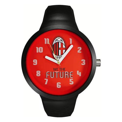Orologio lowell mn480kr2 milan black e red