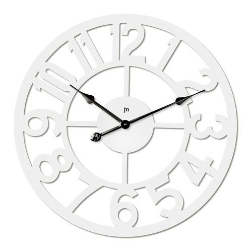 Orologio da parete lowell 21551b justaminute bianco
