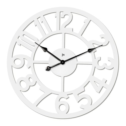 Orologio da parete lowell 21551b justaminute bianco
