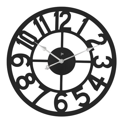 Orologio da parete lowell 21551n justaminute nero