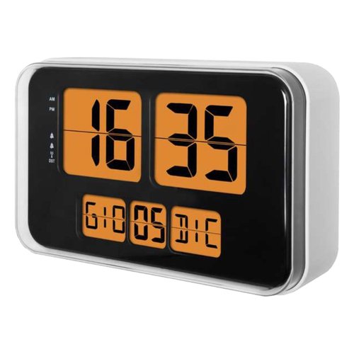 Orologio da parete lowell jd 9910 justaminute multifunzione bianco