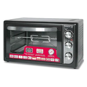Forno elettrico johnson serie j j50 black e silver - 8008523012618