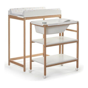 Bagnetto fasciatoio okbaby 933 woody doppia funzione naturale