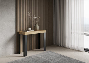 Consolle Allungabile 90-196x40x77 cm in Nobilitato Marrone