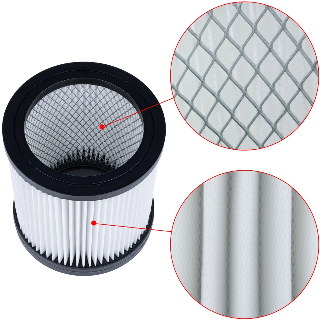 Filtro Aria Lavabile di Ricambio compatibile con Aspirapolvere Modelli PNTS 1400 H4, PWD 12-30 A1, PSW 20 B2