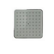 SOFFIONE PER DOCCIA QUADRATO QUADRO 10 CM BAGNO EFFETTO PIOGGIA SOTTILE CROMATO