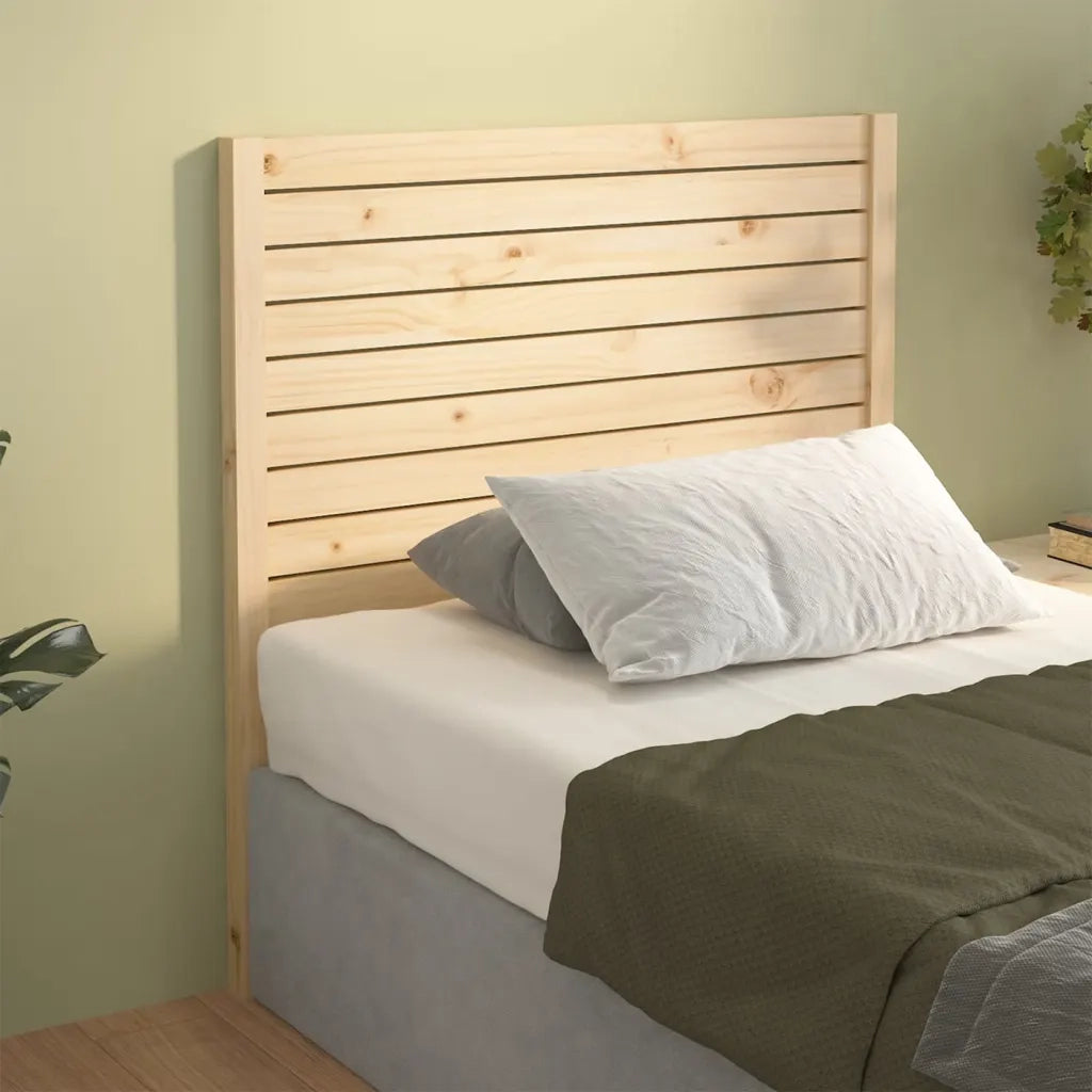 Testiera per Letto 81x4x100 cm in Legno Massello di Pino 818995