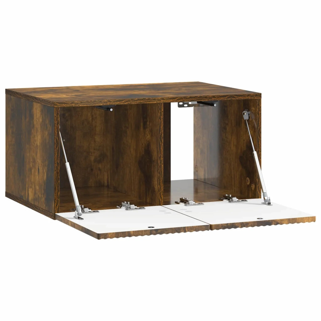 Mobile Porta TV da Muro Rovere Fumo 59,5 x 41 x 30 cm 898510