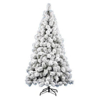 Albero di natale d. 1,09 x h. 2,1 m saint moritz verde innevato - 8009534004548