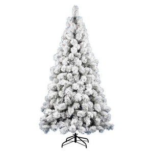 Albero di natale d. 1,27 x h. 2,4 m saint moritz verde innevato - 8009534015575