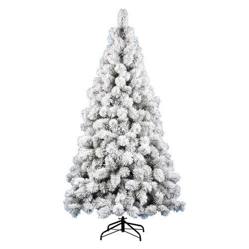 Albero di natale d. 1,27 x h. 2,4 m saint moritz verde innevato - 8009534015575