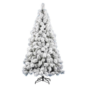 Albero di natale d. 1,27 x h. 2,4 m saint moritz verde innevato - 8009534015575