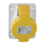Presa da incasso inclinata IP44 16A 110V 2P+T Schneider