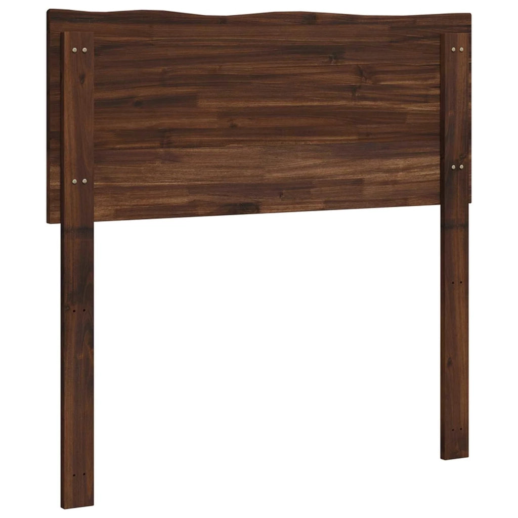 Testiera con bordo vivo ROSTOCK Marrone Scuro 80 cm 903239