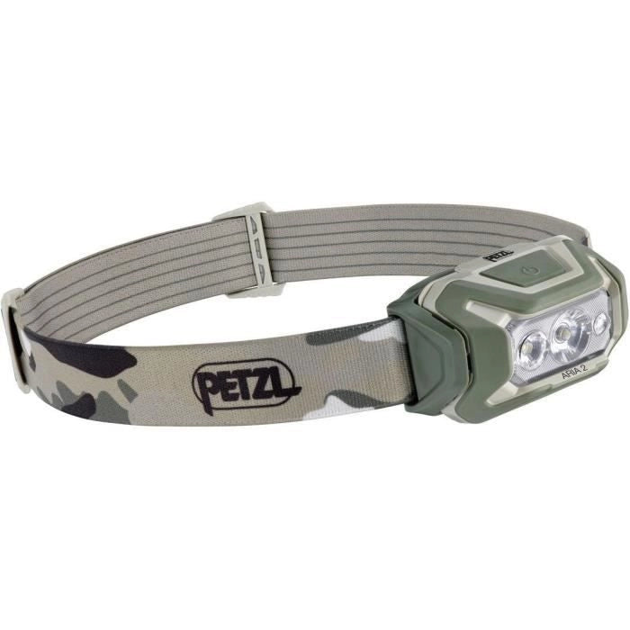 Lampada frontale impermeabile - PETZL - ARIA 2 - 450 lumen - 3 batterie AAA/LR03 incluse - Camo