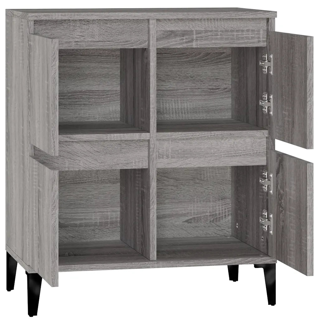 Credenza Grigio Sonoma 60x35x70 cm in Legno Multistrato 821170