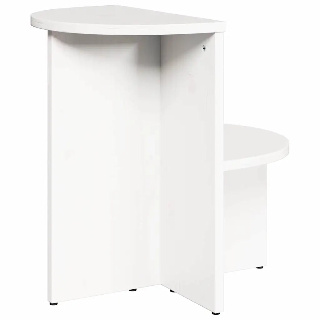 Tavolino da salotto | Tavolino da caff¨¨ | Tavolino da Soggiorno Bianco 50 x 40 x 50 cm