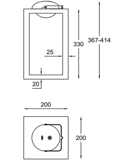 Lampada da Tavolo Blend 3W LED 3000K Warm White con Regolazione Luce al Tocco in Metallo e Legno - IP54, 200x200x414mm - Noce