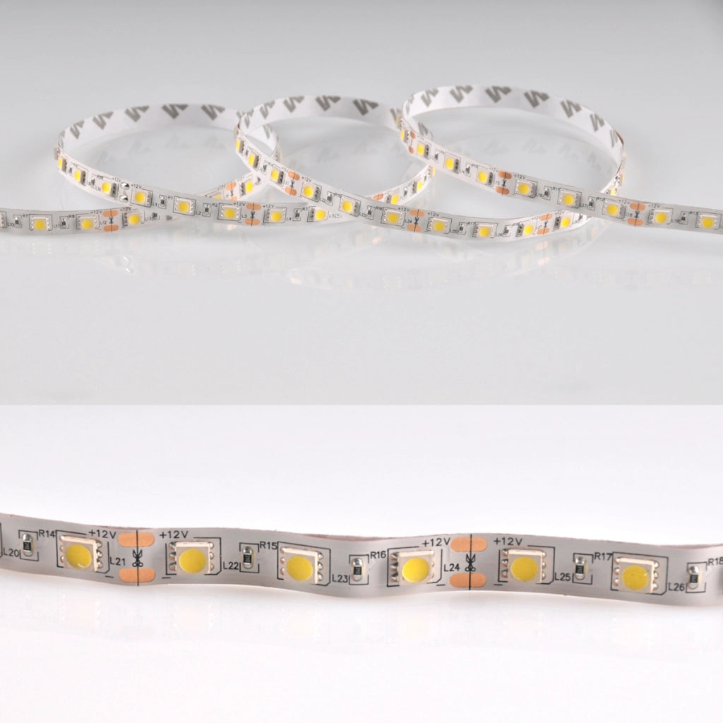 Striscia LED 12V 5m IP20 4000K neutra 2400lm Polux