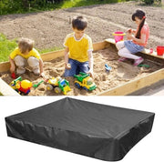 Zangabattistruttura, zangabattistruttura nera con fune, 150 x 150 x 20 cm copertura impermeabile per zangabatto per proteggere il zangabatto dall'acqua di pioggia (59 x 59 x 7,9 pollici)