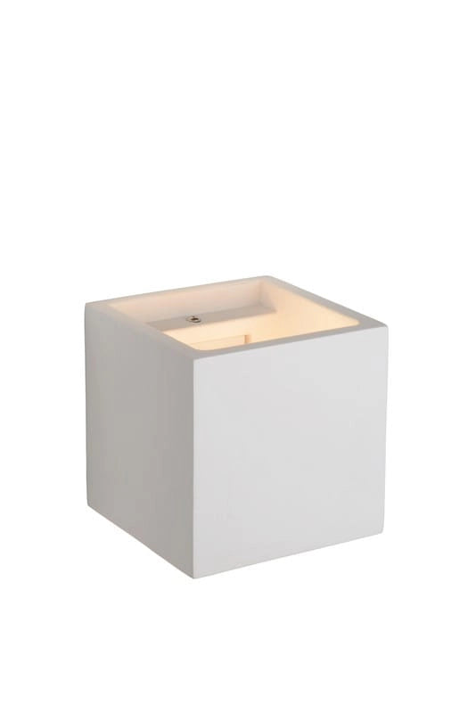 Applique da parete Lucide Gipsy gesso bianco 11,5cm G9 40W