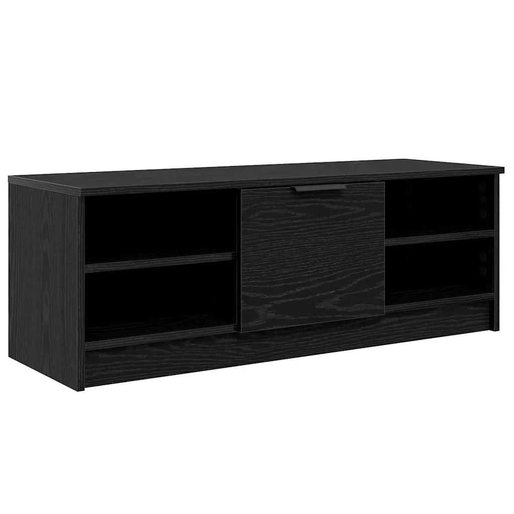 Mobile TV Rovere Nero 102 x 35 x 36,5 cm Legno multistrato 880766