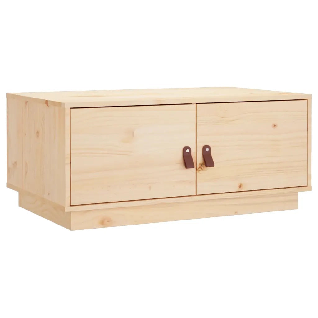 Tavolino da Salotto 80x50x35 cm Legno Massello di Pino 818250