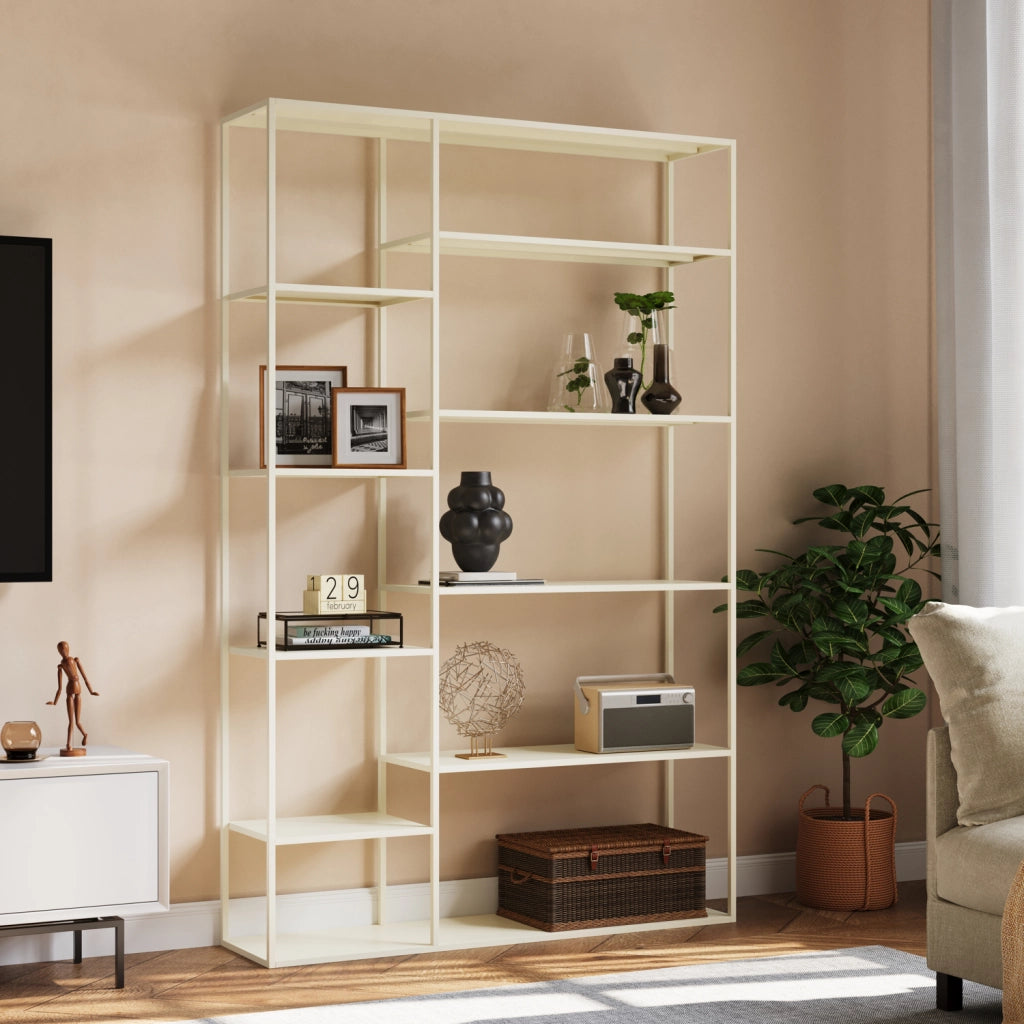 Libreria in metallo 189cm bianca ELISABETH