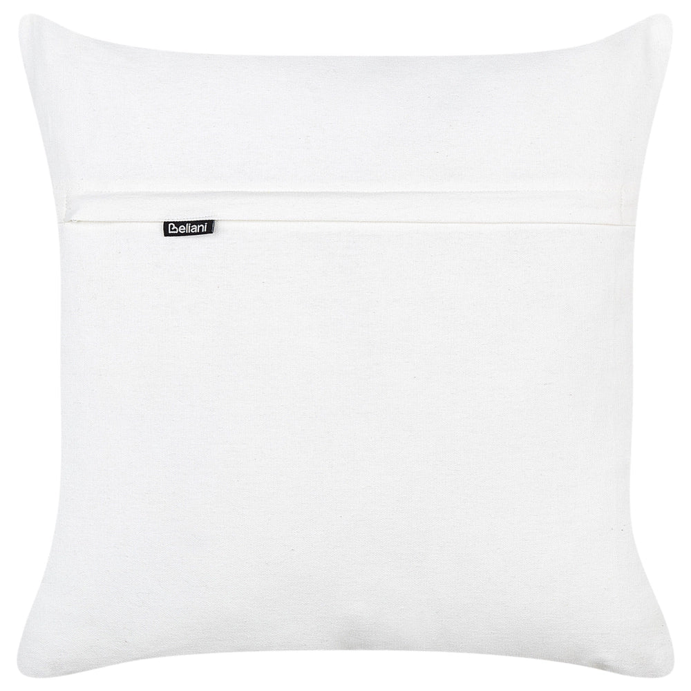 Set di 2 cuscini per bambini in cotone bianco con motivo multicolore 45 x 45 cm cameretta accessori