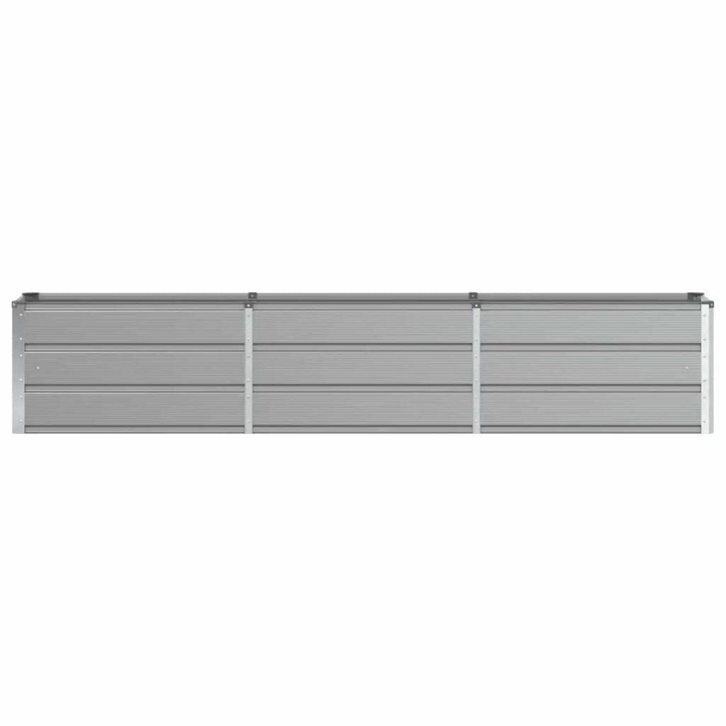 Fioriera Grigio chiaro 240 x 40 x 45 cm Acciaio 42018136