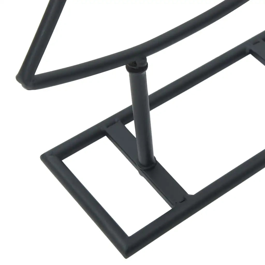 Albero di Natale in metallo con supporto Nero 125 cm Acciaio 42019188