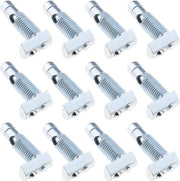 12 pezzi di connettori automatici per profili di alluminio serie 4040 con canale 8 di carbonio acciaio sostituzione forma lavatrice a nastro