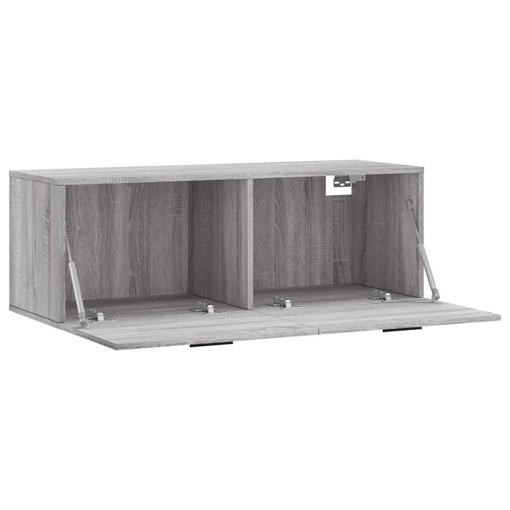 Armadietto a Muro | Mobile a Parete Grigio Sonoma 100x36,5x35 cm Legno Multistrato