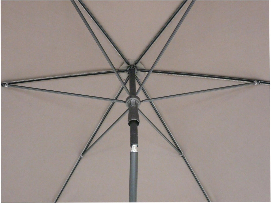 Ombrellone da Giardino Ø 2,5 m Palo Ø27 mm in Acciaio Maffei Kronos Tortora
