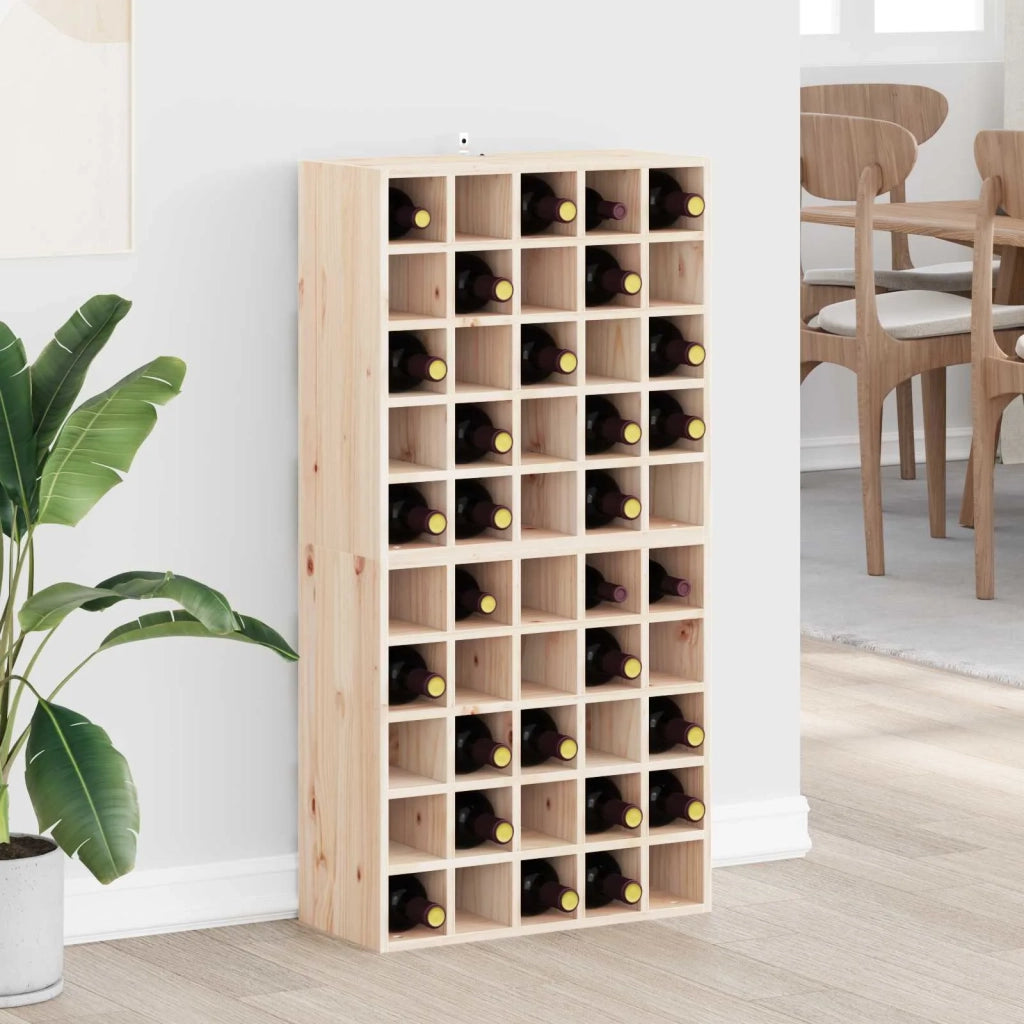 Portabottiglie 2 pcs Naturale 56 x 25 x 56 cm Pino massello 893312