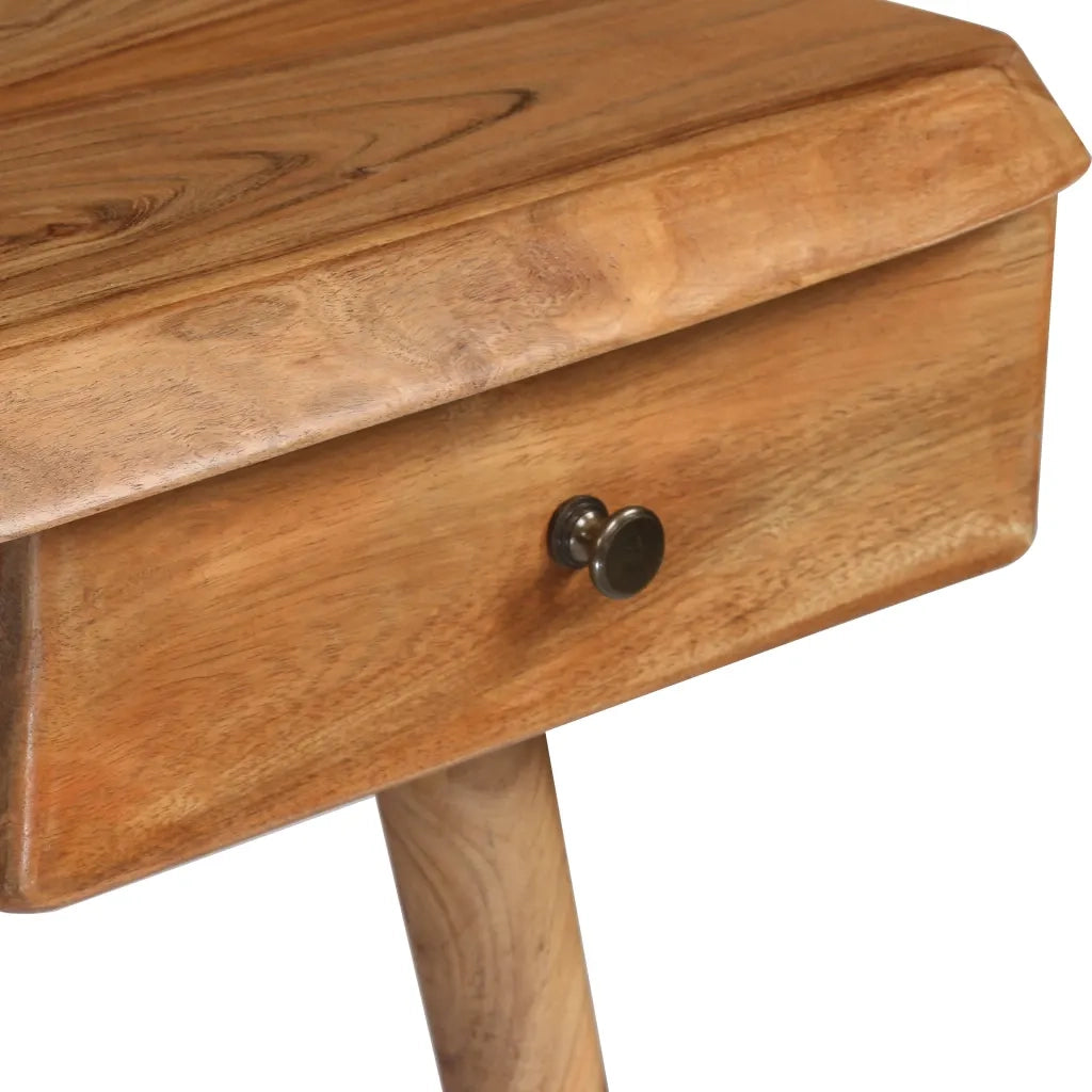 Scrittoio in Legno Massello di Acacia 110x50x76 cm cod mxl 70860