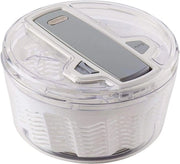 Asciugaplastico Grande Spinner in Plastica Bianca - Centrifuga per Insalate - Resistente all'Usura da Cucina - Garanzia 5 Anni