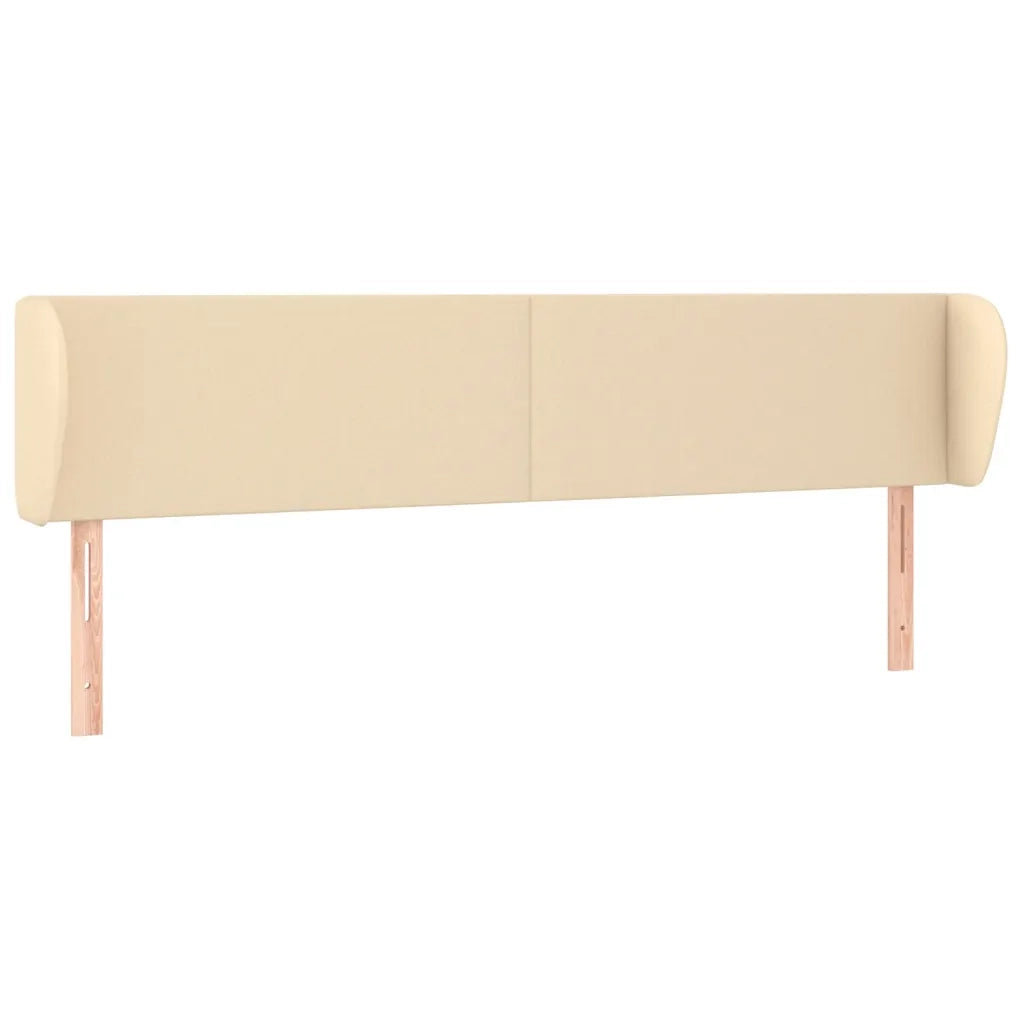 Testiera ad Orecchio Crema 203x23x78/88 cm in Tessuto 3116891
