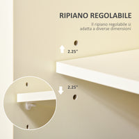 Easycomfort Isola per Cucina per Utensili e Accessori con Cassetti, Armadietto e Portasciugamani, 110x49.5x89.5 cm, Bianco