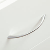 EASYCOMFORT  Carrello da Cucina in Truciolato e Acciaio Inox con 2 Ripiani Aperti, Cassetto Estraibile e Parapetti, 25x50x85 cm